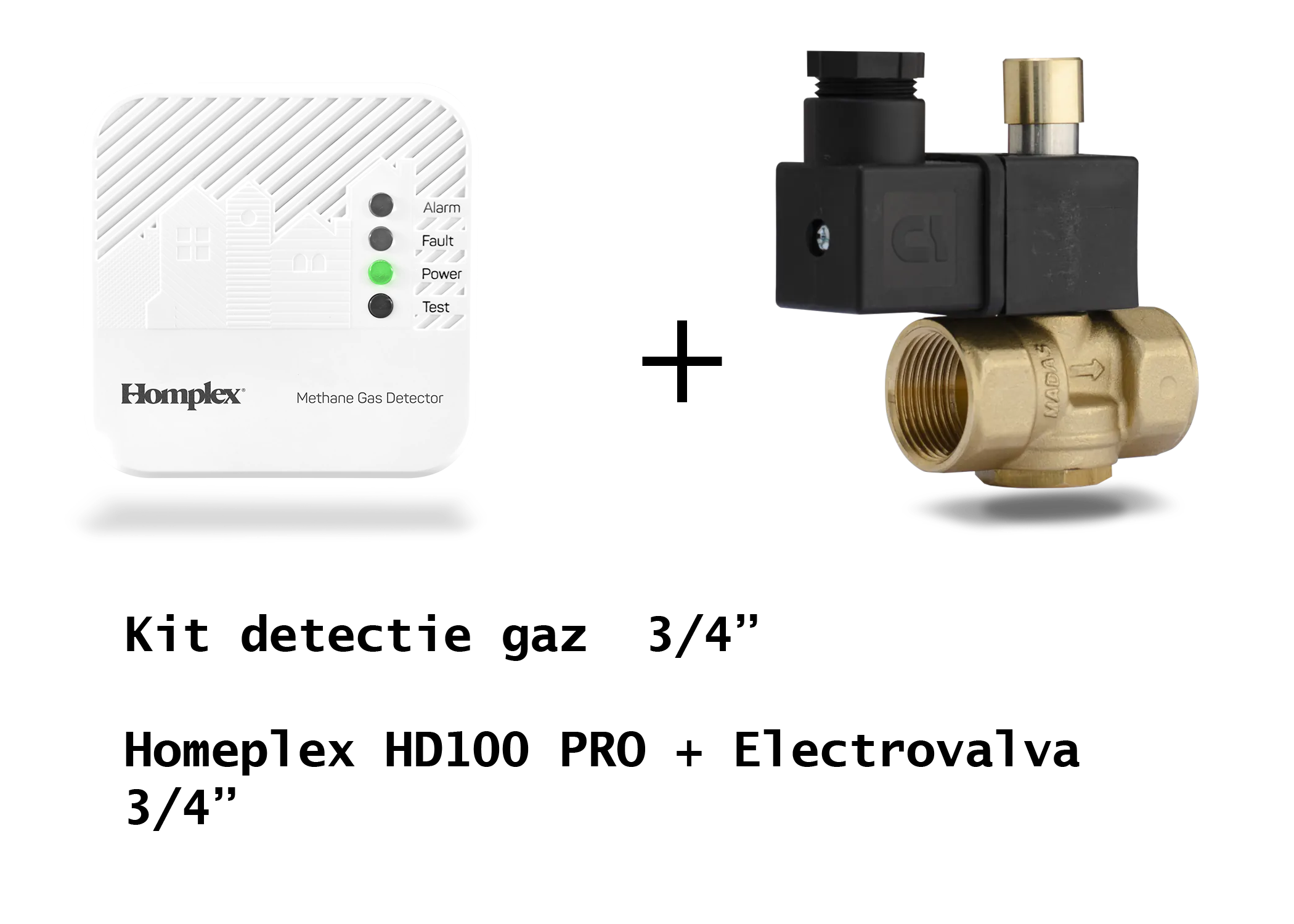Kituri senzori de gaz + electrovalva