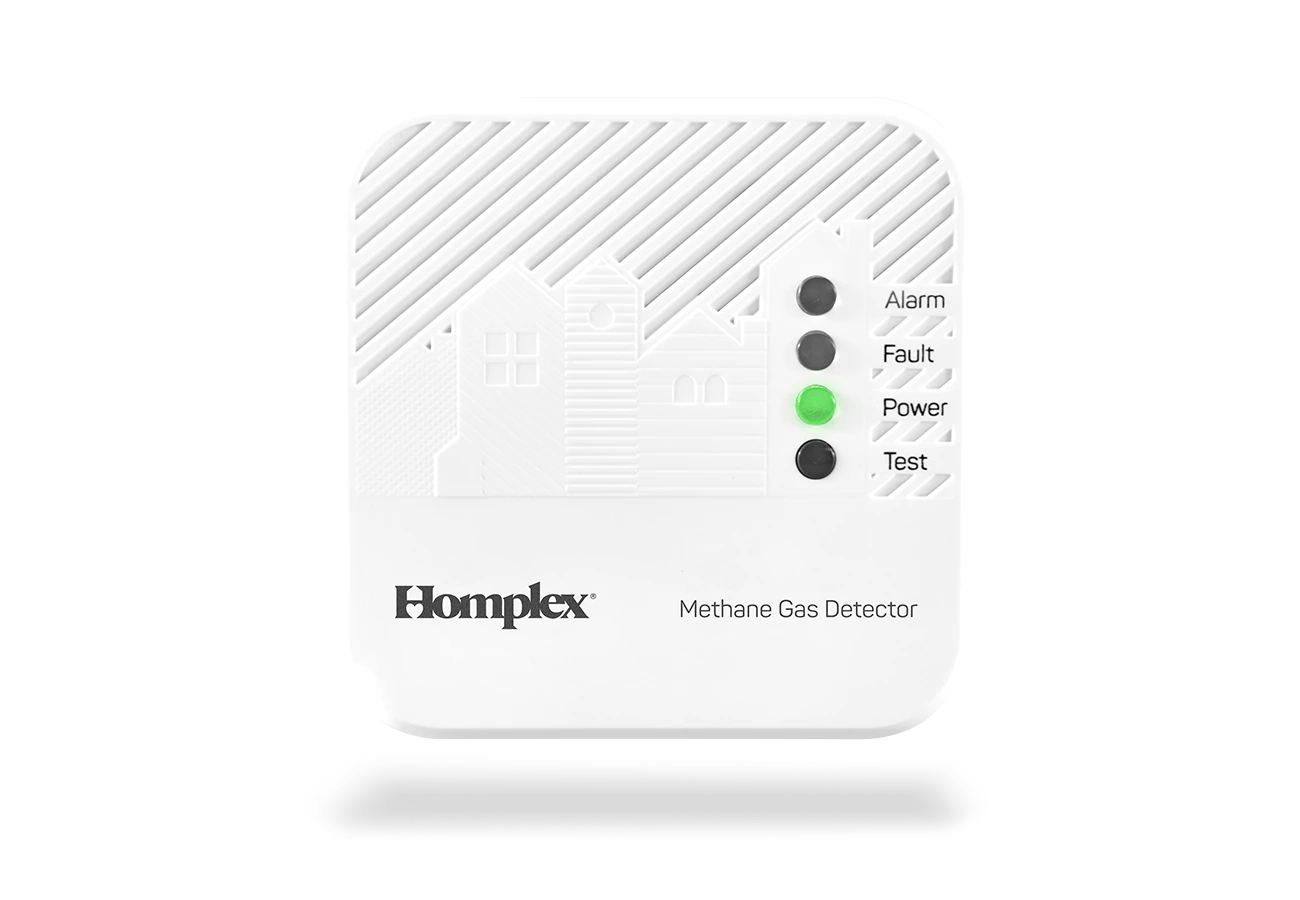 NOU! Detector de gaz metan cu fir și declanșare 230V – Homplex HD100 PRO