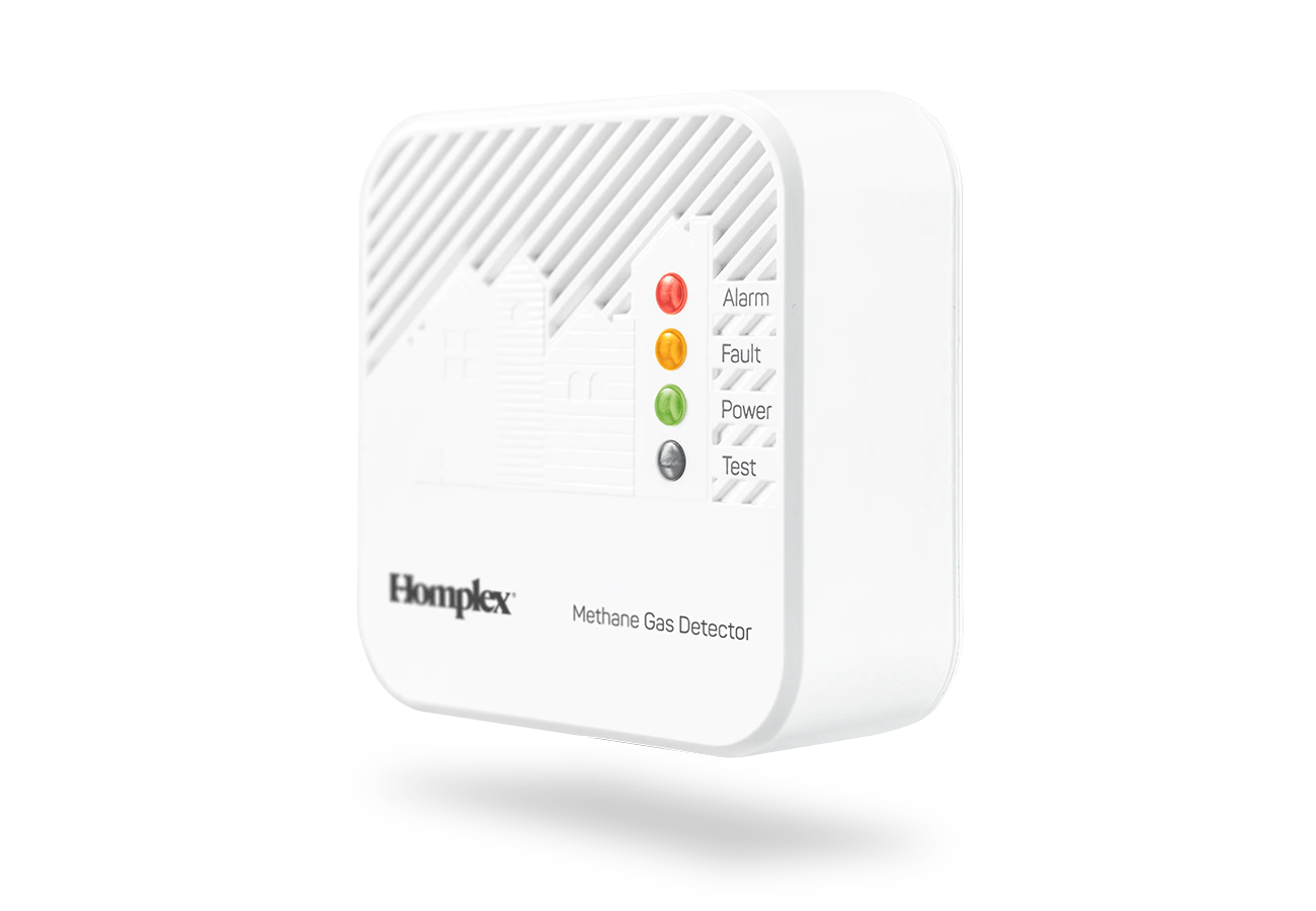 NOU! Detector de gaz metan cu fir și declanșare 230V – Homplex HD100 PRO