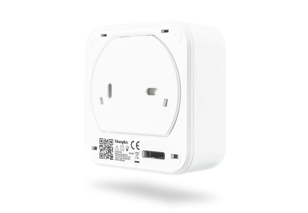 NOU! Detector de gaz metan cu fir și declanșare 230V – Homplex HD100 PRO