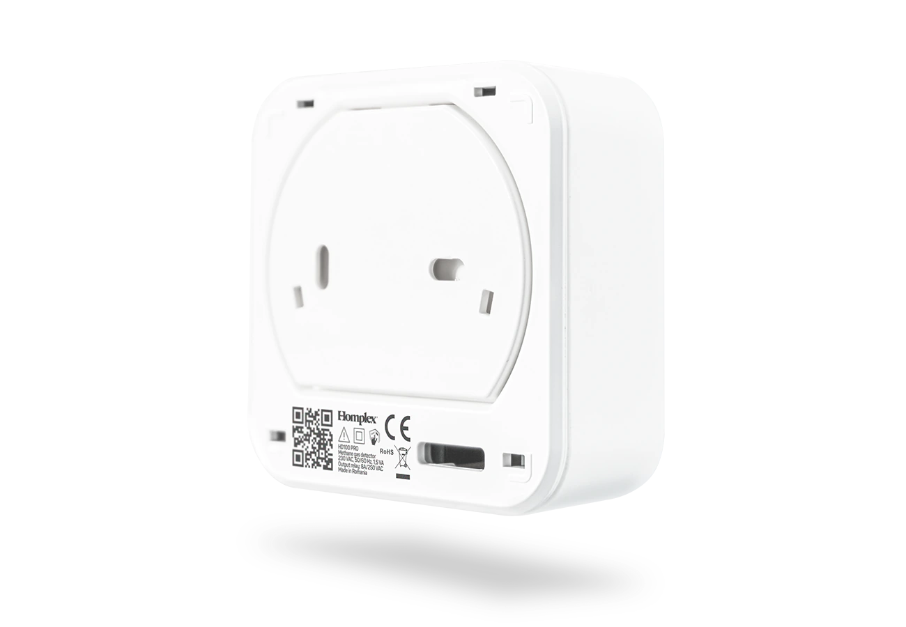NOU! Detector de gaz metan cu fir și declanșare 230V – Homplex HD100 PRO