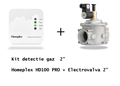 Kit Detector HOMEPLEX HD100PRO + electrovana DN50 - 2"