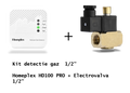 Kit Detector HOMEPLEX HD100PRO + electrovana DN15 - 1/2"