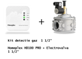 Kit Detector HOMEPLEX HD100PRO + electrovana DN40 - 1 1/2"