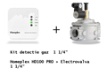 Kit Detector HOMEPLEX HD100PRO + electrovana DN32 - 1 1/4"